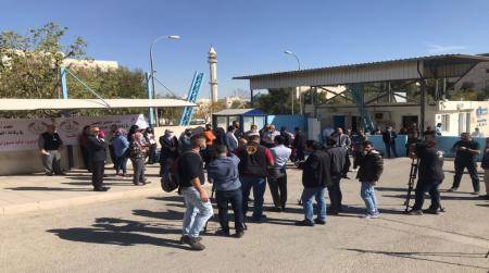 موظفو أونروا في الأردن يعتصمون لمدة ساعة