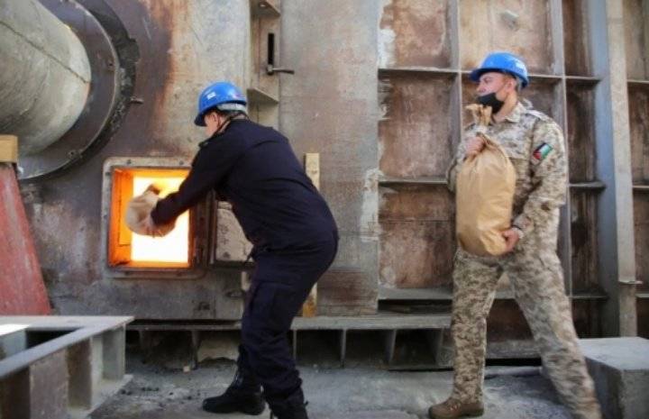 الأردن يتلف مخدرات مضبوطة في 67 قضية صدرت بها أحكام قطعية_صور