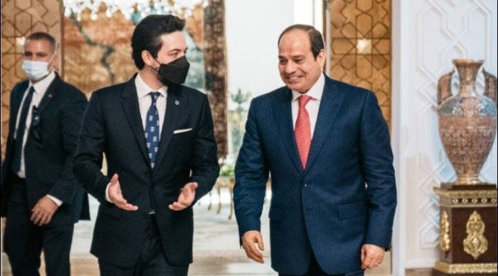 ولي العهد يشكر الرئيس المصري على حفاوة الضيافة