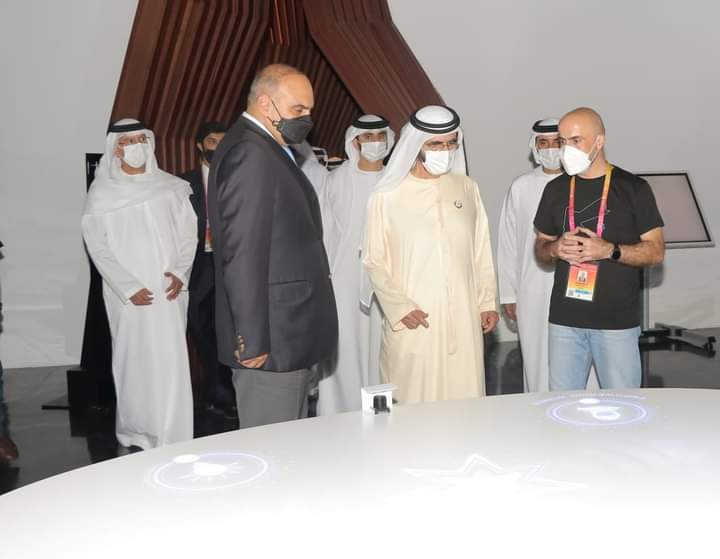 Sheikh Mohammed bin Rashid visits the Jordanian pavilion at Expo 2020 Dubai