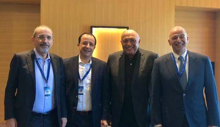 اجتماع أردني مصري قبرصي يوناني لبحث تنمية الشراكة