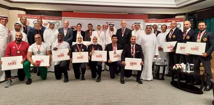 The Arab Karate Federation honors the Arab champions at the Tokyo 2020 Olympics