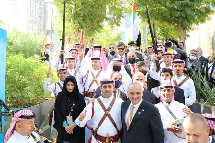 فرقة معان للفلكلور الشعبي تقدم التراث الاردني  في اكسبو دبي...صور وفيديو