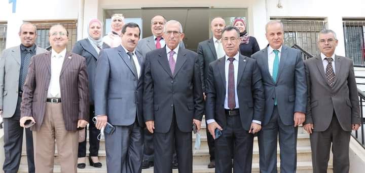 مدير عام دائرة الإحصاءات العامة يستقبل وفد اللجنة الوطنية للعسكريين السابقين