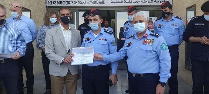 العقيد القطاونه يرعى تخريج دورة تدريبية في العقبة