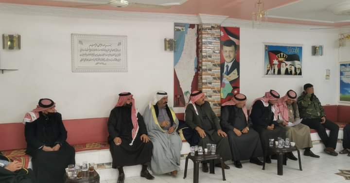 جاهة عشائرية من شيوخ ووجهاء الطفيله لمحافظة الزرقاء... تفاصيل
