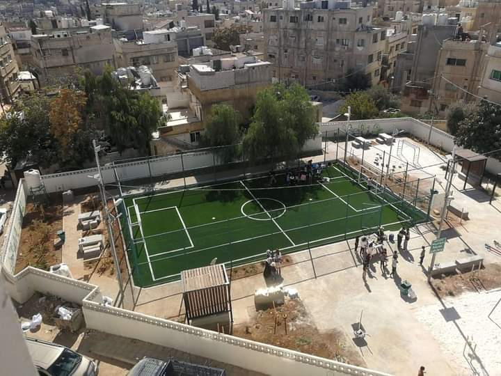 افتتاح اعمال اعادة تاهيل حديقة ابو العلاء المعري في بسمان