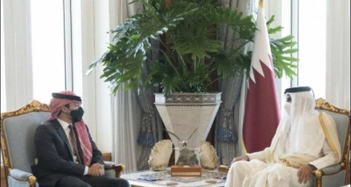 ولي العهد يشكر امير قطر والشعب القطري على كرم الضيافة