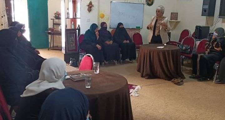 ورشة تعريفية بعنوان العنف ضد المرأة في مركز شابات البتراء