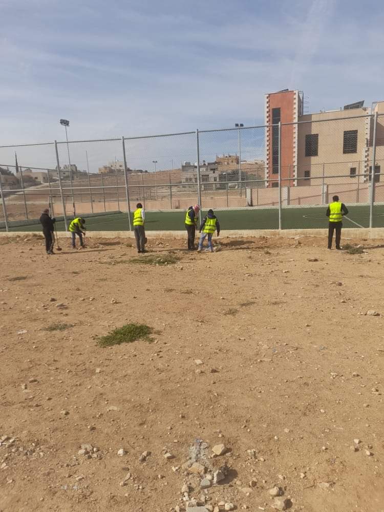 استمرار حملة بسواعدنا في  لواء الموقر ...صور