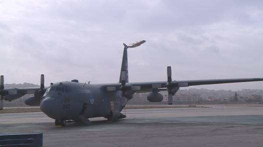 القوات المسلحة تتسلم طائرتين طراز C130 من القوات الجوية الأميركية