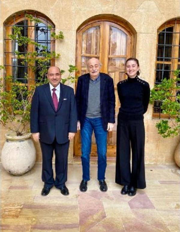 جنبلاط: دعم الاردن أكثر من مهم لمواجهة الاستيطان والتوسع الاسرائيلي