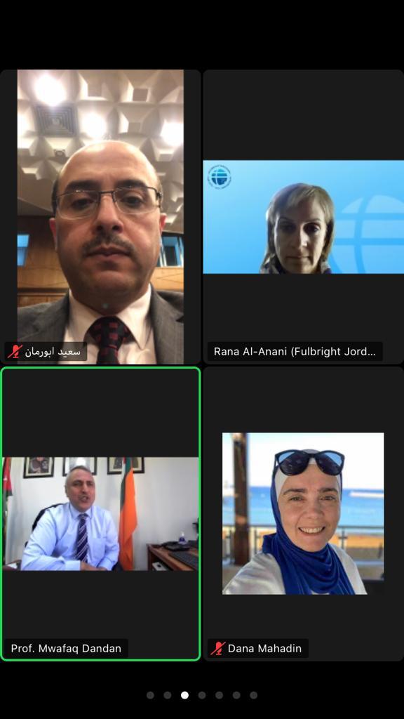 البلقاء التطبيقية واللجنة الأردنية الأمريكية للتبادل الثقافي تنظمان محاضره حول برنامج منح مؤسسة فولبرايت