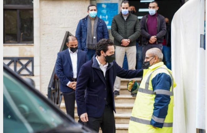 ولي العهد يطلع على جاهزية مركز طوارئ أمانة عمان في تلاع العلي