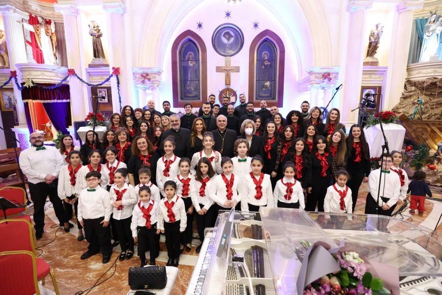 وزيرة الثقافة ترعى أمسية مئة ميلاد في أرض العماد لجوقة قلب يسوع