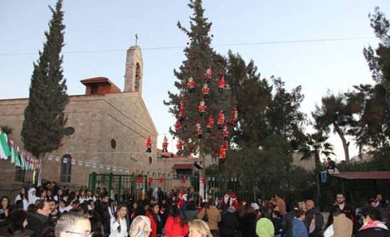 الطوائف المسيحية بعجلون: عيد الميلاد المجيد يجسد حالة التعايش المشترك