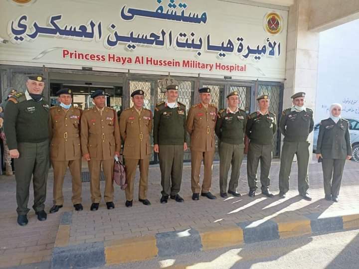 رئيس الخدمات الطبية العماني يزور مستشفى الاميرة هيا بنت الحسين العسكري...صور