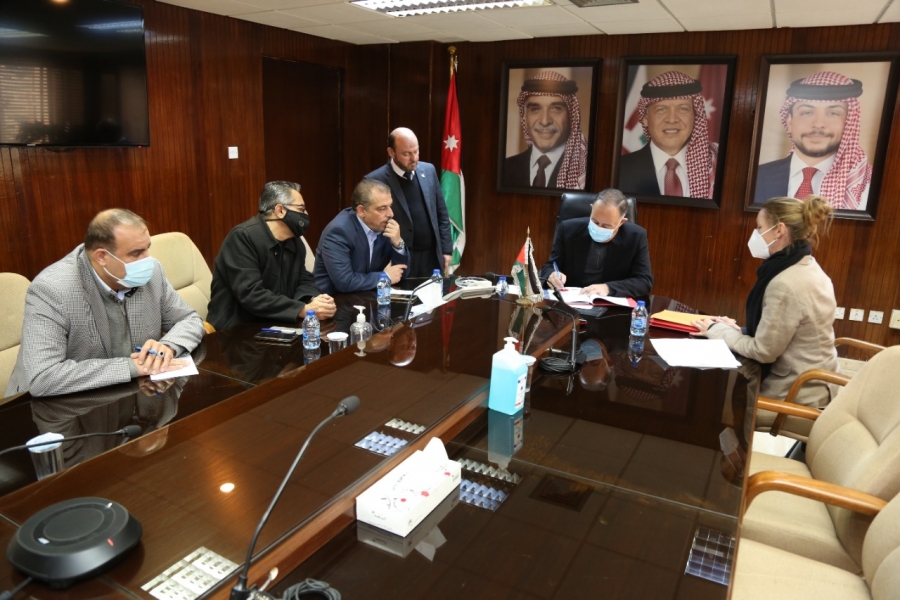 Water Sector: Agreements funded by Germany and the European Union worth (77,360) million euros to finance water and sanitation projects in Amman, Irbid, Jerash, Ajloun and Mafraq