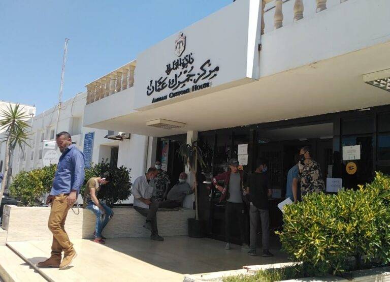 82.6 نسبة الإنجاز في مركز جمرك عمّان الجديد في الماضونة