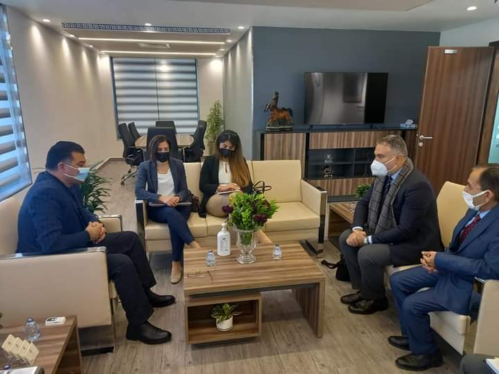 وزير الزراعة يلتقي المدير الاقليمي للوكالة الالمانية  للتعاون  الفني giz