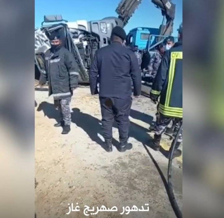 وفاة سائق بتدهور صهريج في معان