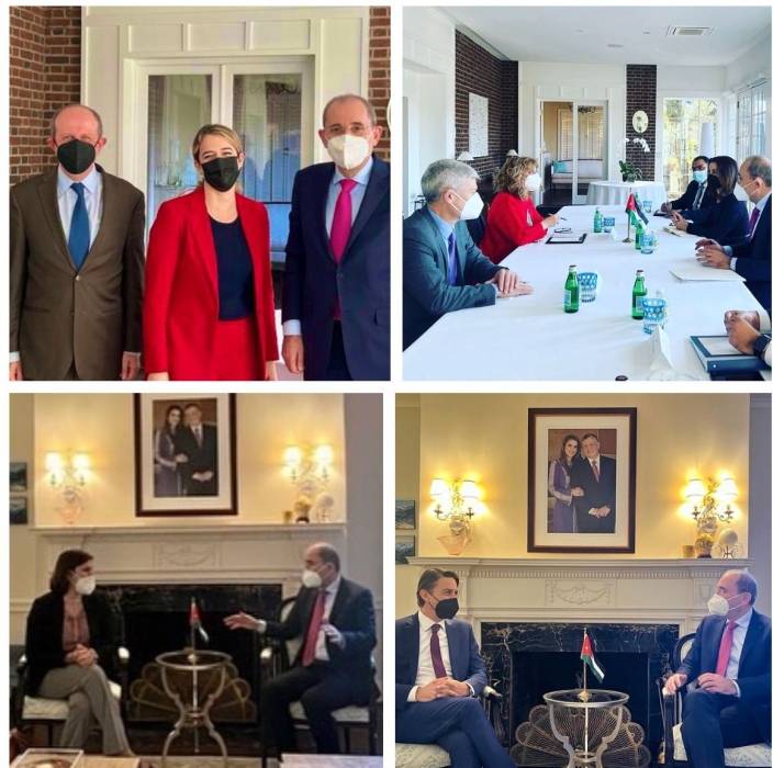 الصفدي يجري لقاءات مع عدد من  المسؤولين في وزارة الخارجية الأميركية