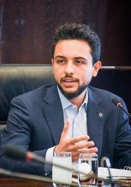 ولي العهد الأمير الحسين في دارة الكركي