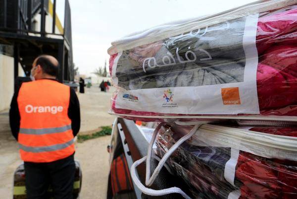 أورنج الأردن تشارك وزارة الاقتصاد الرقمي والريادة في حملة شتا الخيرية