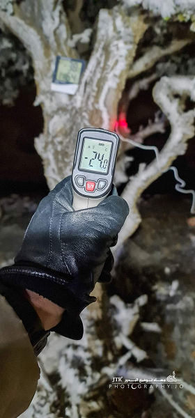 انخفاض قياسي بدرجة الحرارة في الشوبك _صور