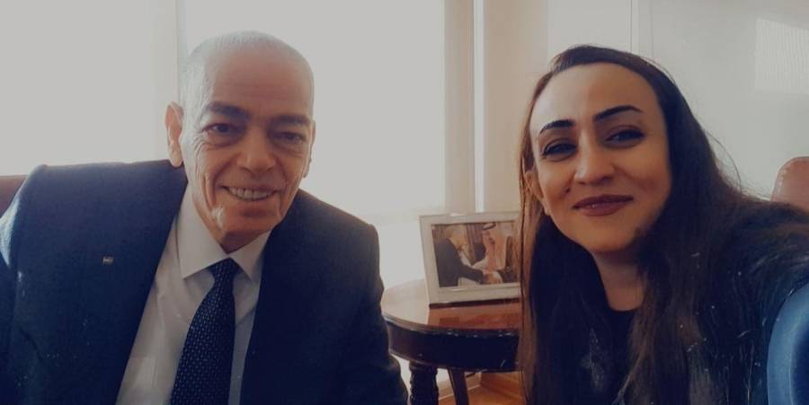 السفير الأردني الكايد يلتقي المستشارة عبير الصلاحات