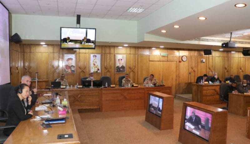 مدير المكتب الإقليمي للجنة الوطنية للصليب الأحمرالأردن تحاضر في كلية الدفاع الوطني