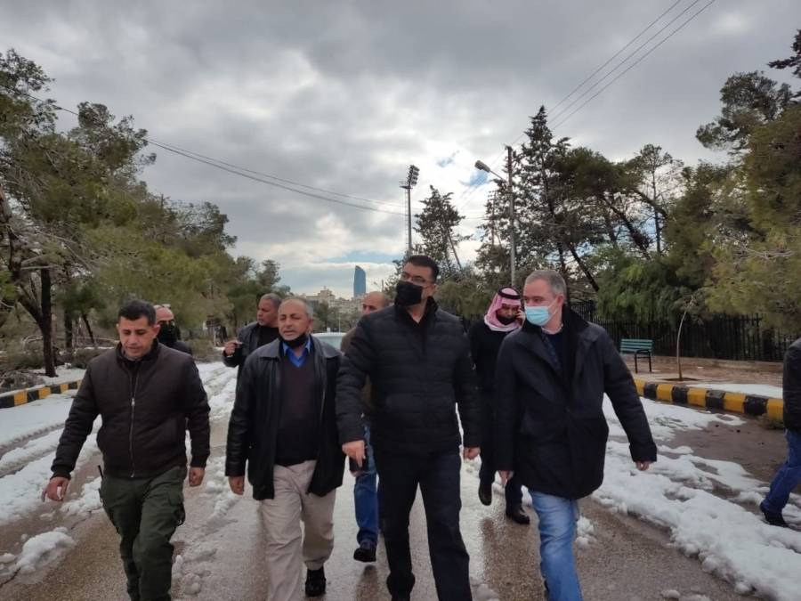 5 آلاف شجرة لتعويض المتساقطة خلال المنخفض في مدينة الحسين