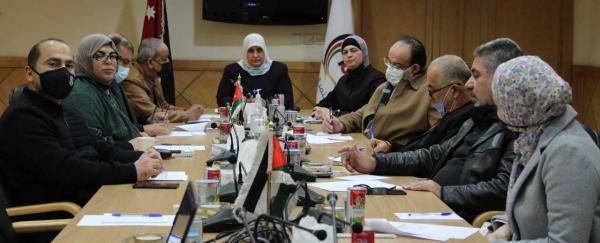 اجتماع لضباط ارتباط مشروع تحسين البنية التحتية للجودة لإدارة كفؤة للمياه