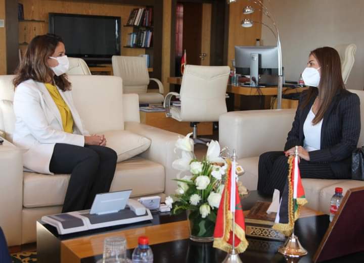 غنيمات تلتقي وزير الإنتقال الطاقي والتنمية المغربي