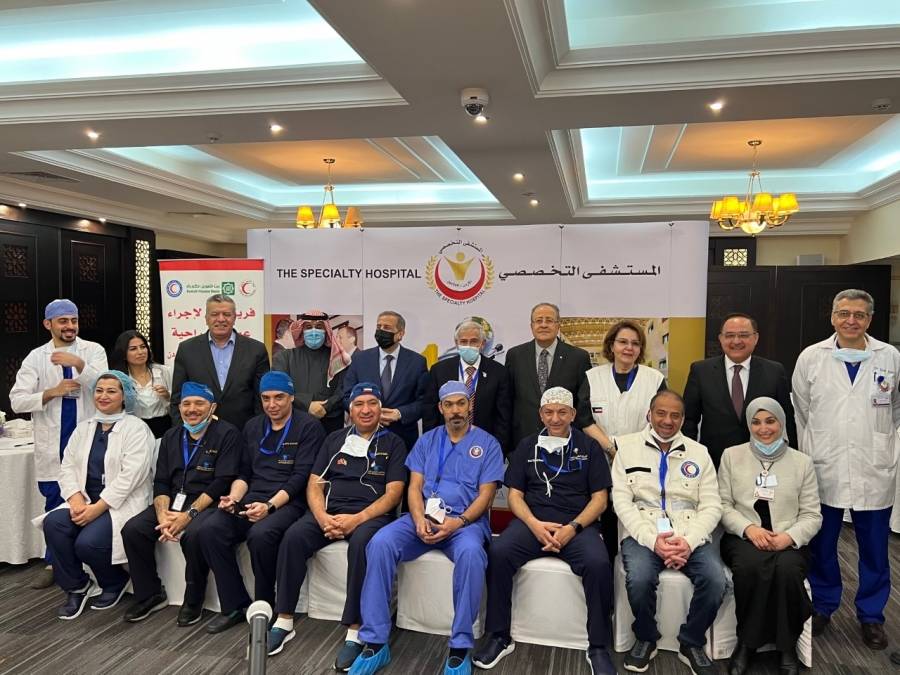 الهلال الأحمر الكويتي يجري اكثرمن 90عملية جراحية في الاردن