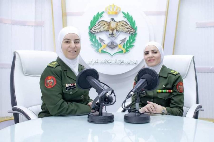 اذاعة الجيش العربي تستضيف الرائد رجاء الفاعوري