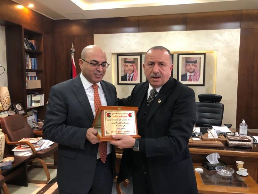 د الخوالدة  يلتقي البرماوي وراشد امين عام حزب المواطنة وامين عام حزب المحافظين.