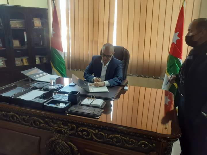 مذكرة تفاهم بين بلدية عجلون الكبرى والوحدة الشبابيه مشروع شبابنا قوة 