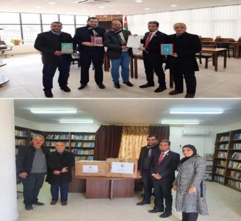 عمان الأهلية تهدي سلطة إقليم البتراء وبلدية معان كتبا علمية وثقافية وتاريخية قيّمة