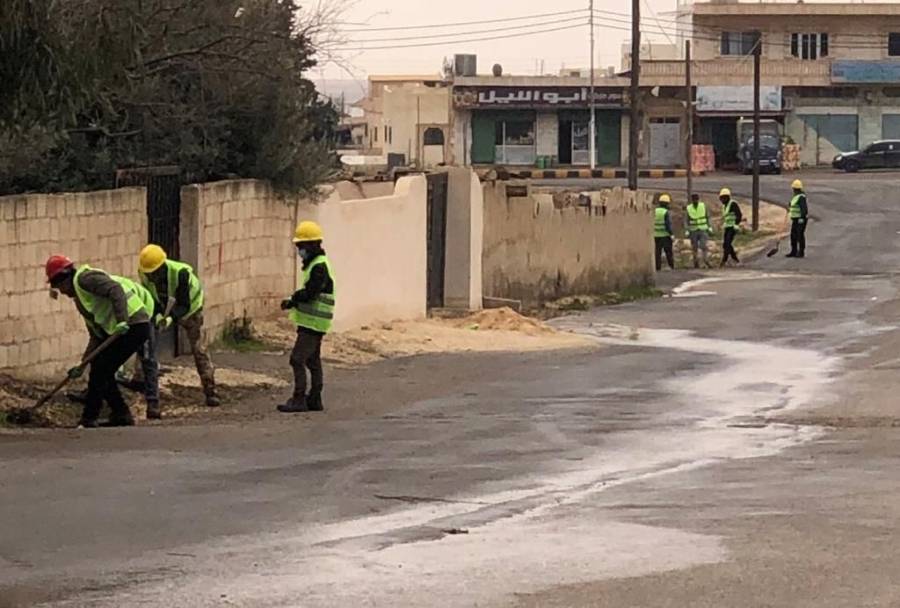 بلدية ام القطين والمكيفتة: مشروع تجديد وصيانة البنية التحتية وفر 457 فرصة عمل