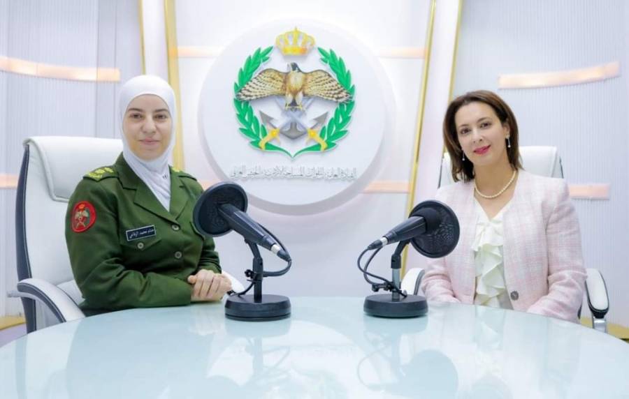 اذاعة الجيش العربي تستضيف الدكتورة بتول مجاهد المحيسن