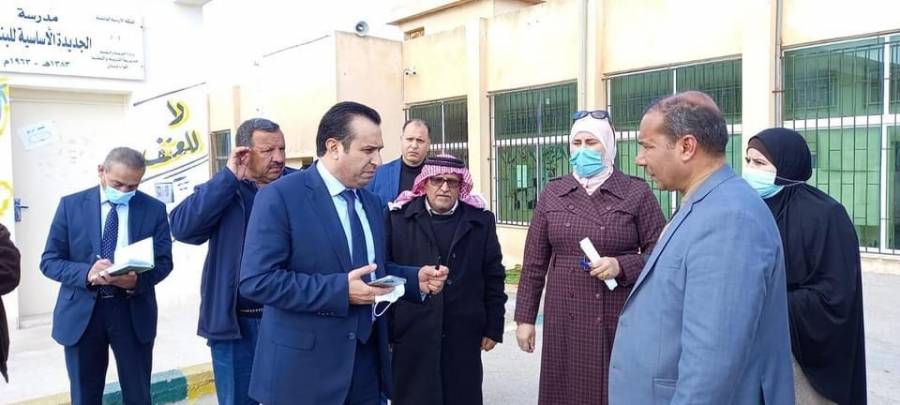 العجارمة: يتفقد عددا من مدارس لواء ذيبان