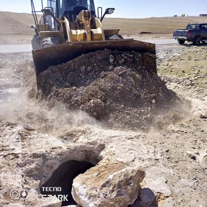 بلدية مؤاب تردم 13 حفرة وبئر مهجورة وغير مجدية