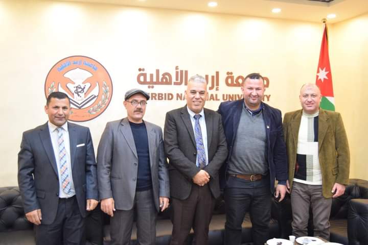 وفد من حزب نبض الوطن يزور جامعة إربد الأهلية بهدف توقيع مذكرة تعاون مشترك