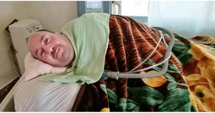 الحاج سعود والد المصاب العسكري النقيب أمجد الخالدي يشكر الملك و الحواتمة