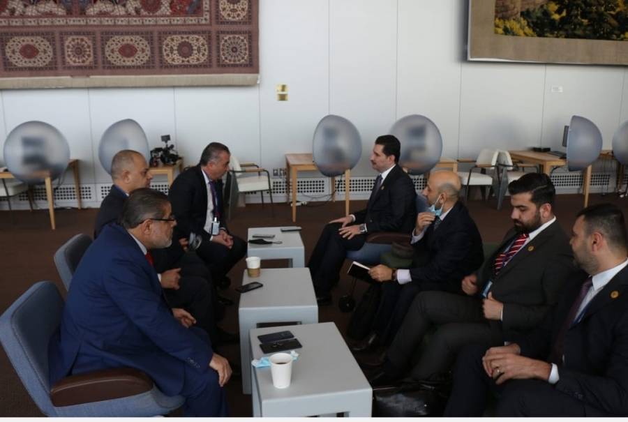 زيادين يلتقي في نيويورك نائب رئيس مجلس النواب العراقي