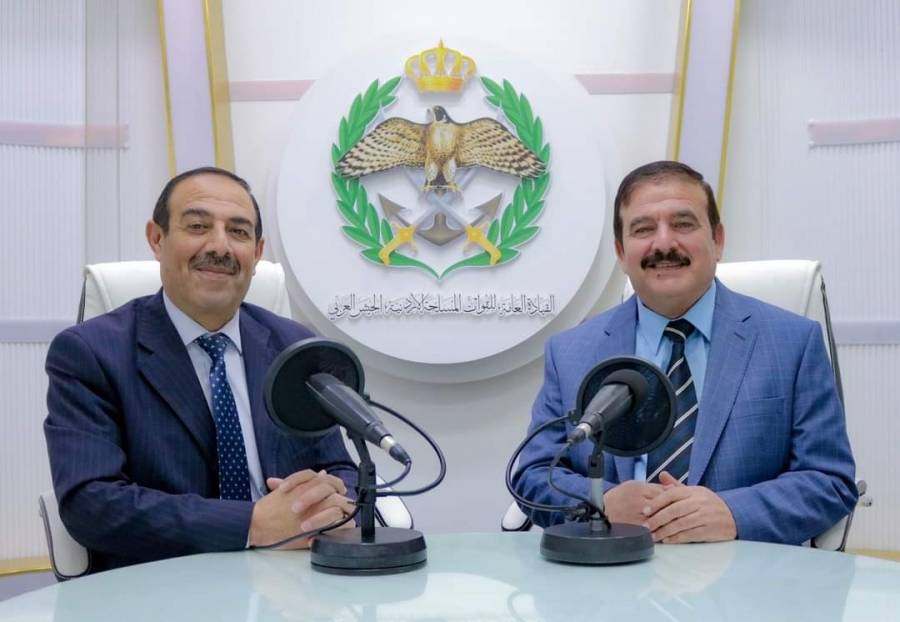 اذاعة الجيش العربي تستضيف العميد الركن عبدالمجيد الكفاوين