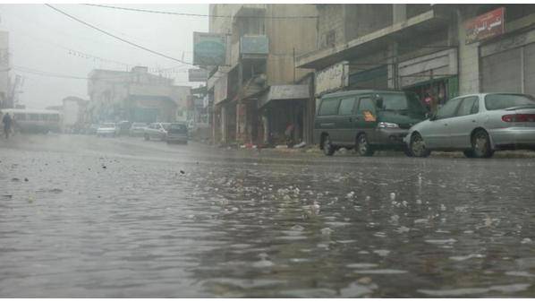 المياه: معدل الهطول المطري التراكمي (65,2) من المعدل السنوي العام