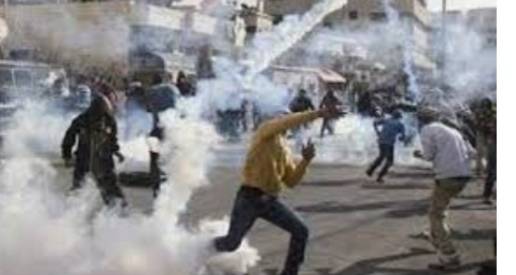 إصابات خلال مواجهات مع الاحتلال الاسرائيلي جنوب نابلس