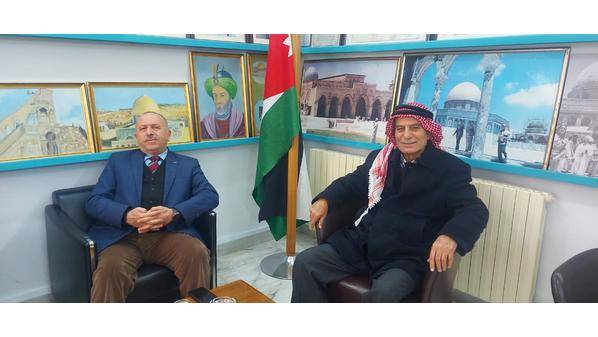 أمين عام حزب المواطنة الاردني يكرم أمين عام اللجنة الملكية لشؤون القدس